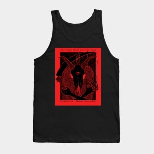 Red Goat Skull The Last Exit... Tank Top